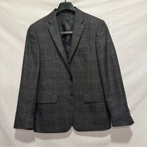 John Varvatos, Men's Dark Grey Blazer, Size 40S, 100% Wool
